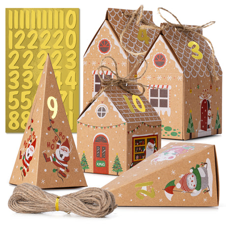 3D-Box Adventskalender Haus