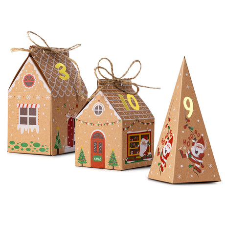 3D-Box Adventskalender Haus