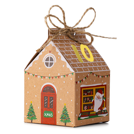 3D-Box Adventskalender Haus