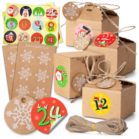 Adventskalender-Taschenset mit Zubehör