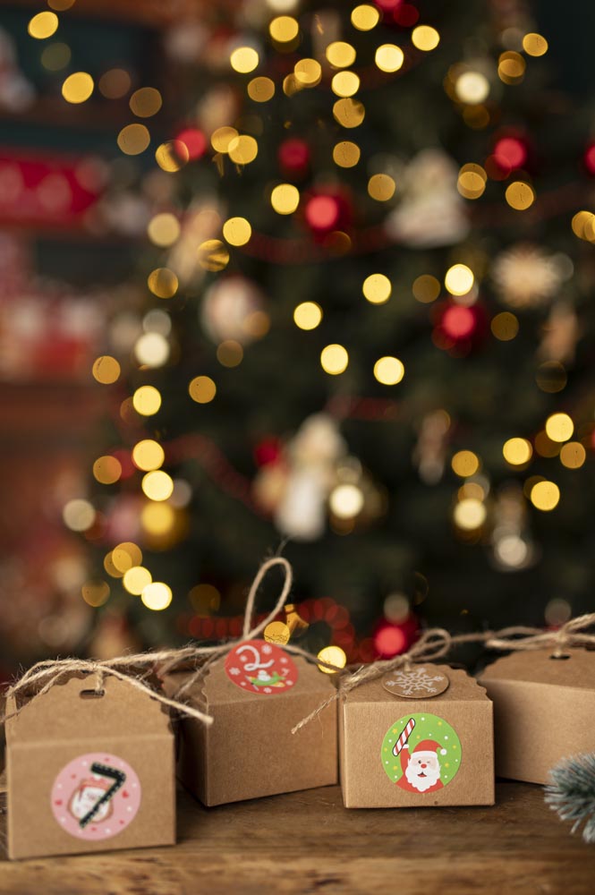 Adventskalender-Taschenset mit Zubehör