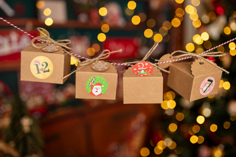 Adventskalender-Taschenset mit Zubehör