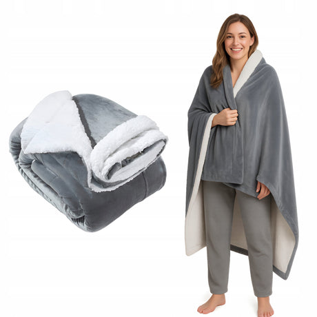 Doppelseitige Fleecedecke