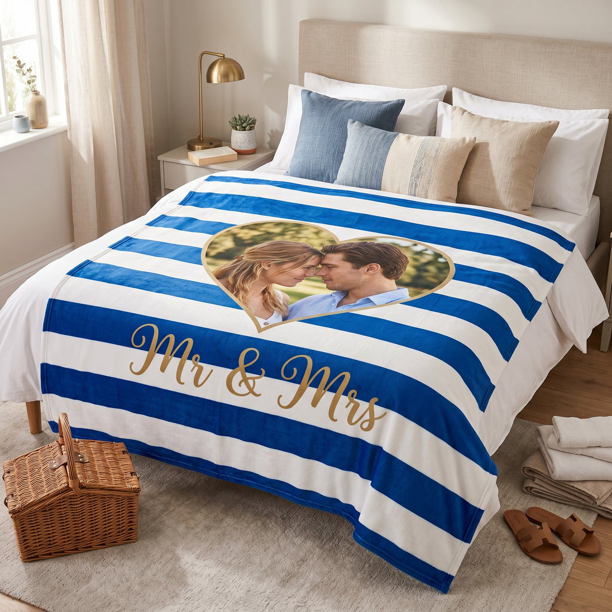Stranddecke mit individuellem LOGO-Aufdruck 150x200 cm