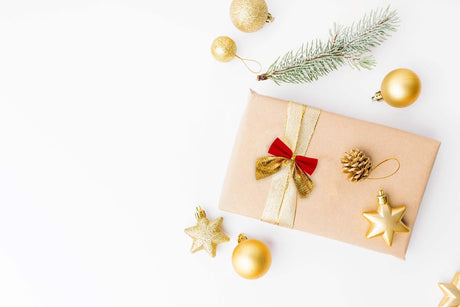 Schleifenband Weihnachtsdekorationen ROT UND GOLD