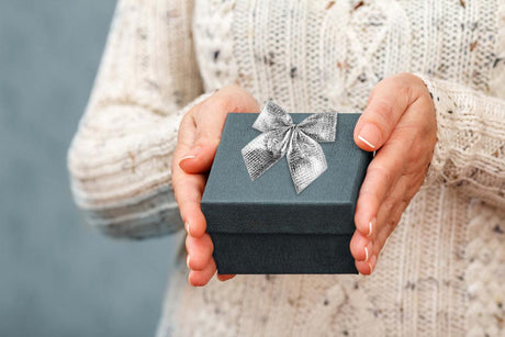 Schleifenband Weihnachtsdekoration SILBER