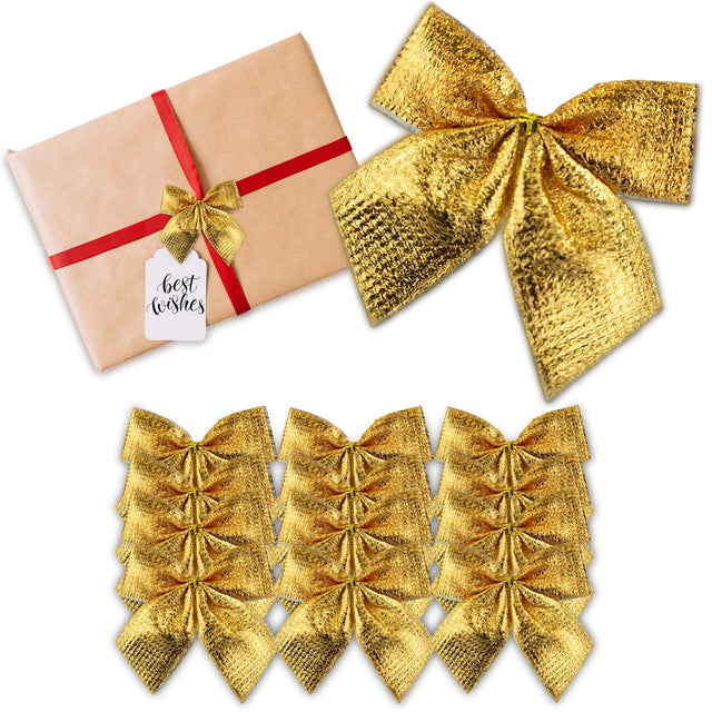 Schleifenband Weihnachtsdekoration GOLD