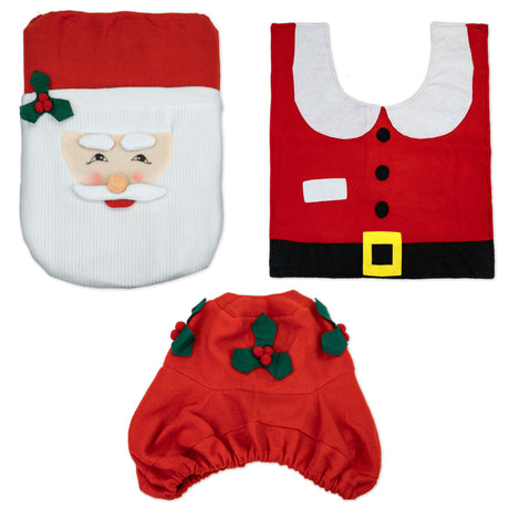 Weihnachtsbadezimmer-SET Toilettensitzbezug