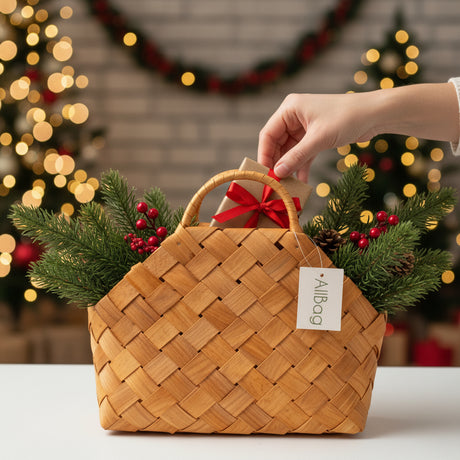 Dekorativer Geschenkkorb