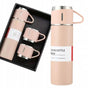 Thermos und Thermobecher 500 ml + Becher - VERSCHIEDENE FARBEN Beige