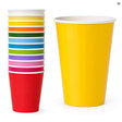 Papierbecher 250 ml verschiedene Farben - 60 Stück