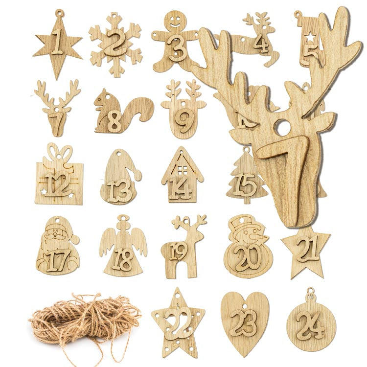 DIY-Kit zum Aufhängen von Holzzahlen