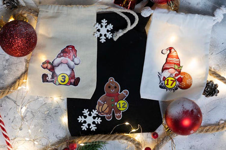 Adventskalender DIY Taschen