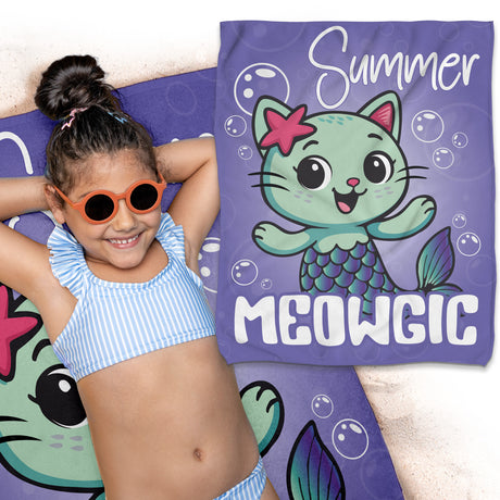 Baby Handtuch as Mikrofaser SUMMER MEOWGIC