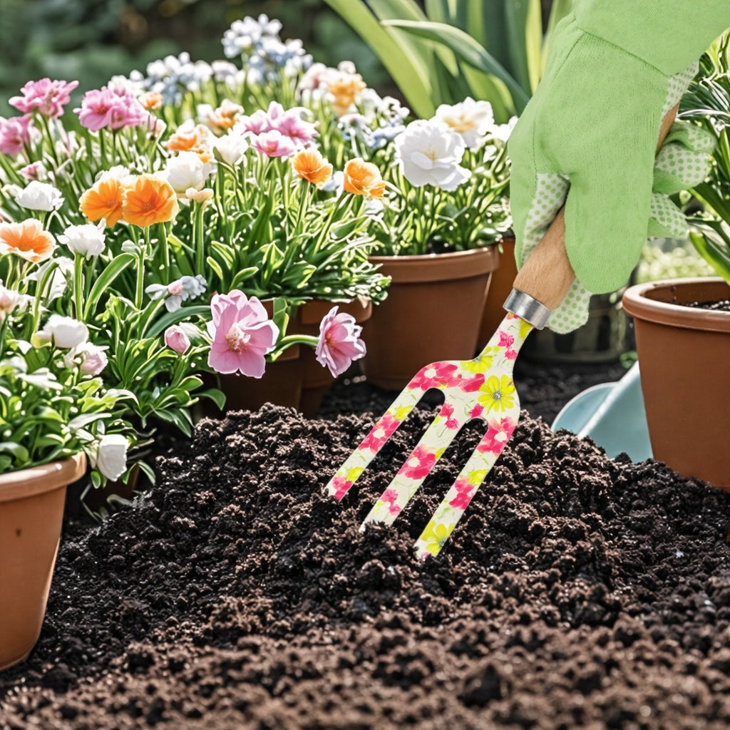 Gartenwerkzeug-Set 10-teilig mit Tasche