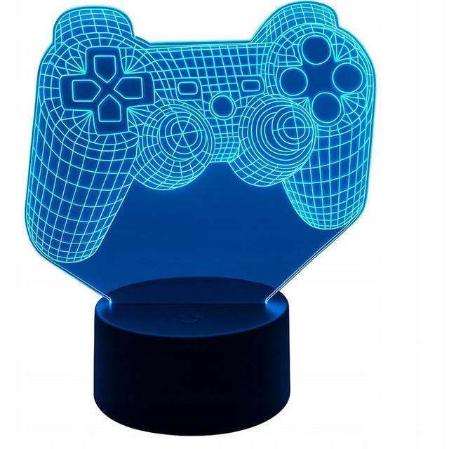 3D-LED-Gamepad-Nachtlicht