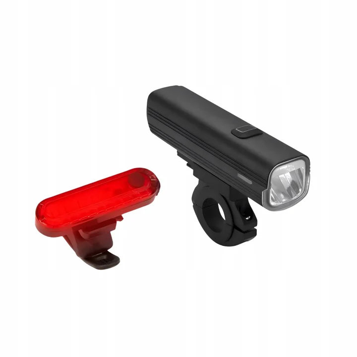 fahrradbeleuchtung wiederaufladbar Fahrradlampe LED 1000 Lumen USB-C wiederaufladbar – AllBags