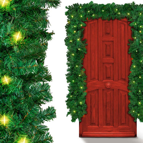 3 m lange, warme LED-Weihnachtsgirlande