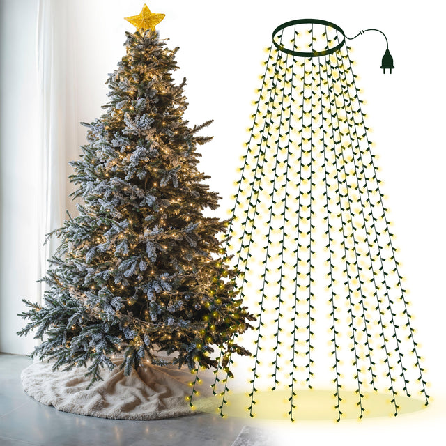 Weihnachtsbaumbeleuchtung mit 3m Ring