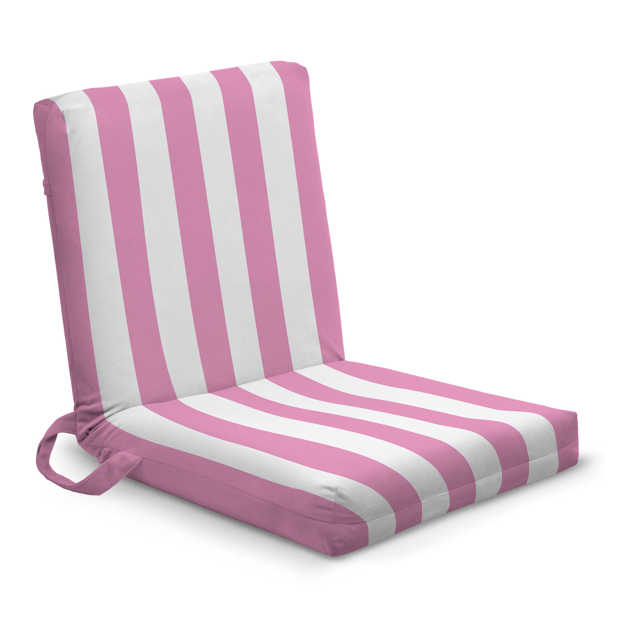 Reise-Liegestuhl mit Farbig mit weißen Streifen Rosa