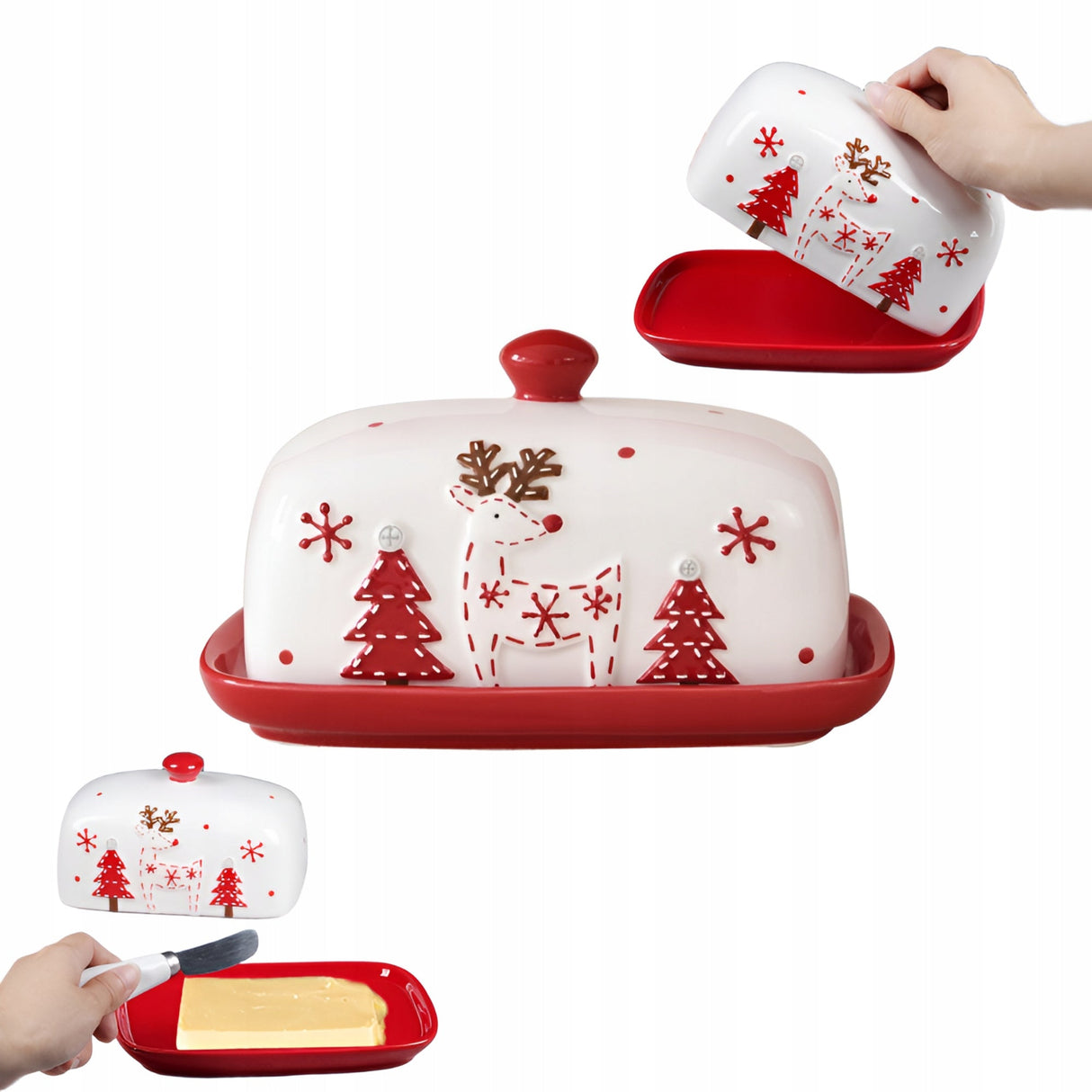 Weihnachtsbutterdose