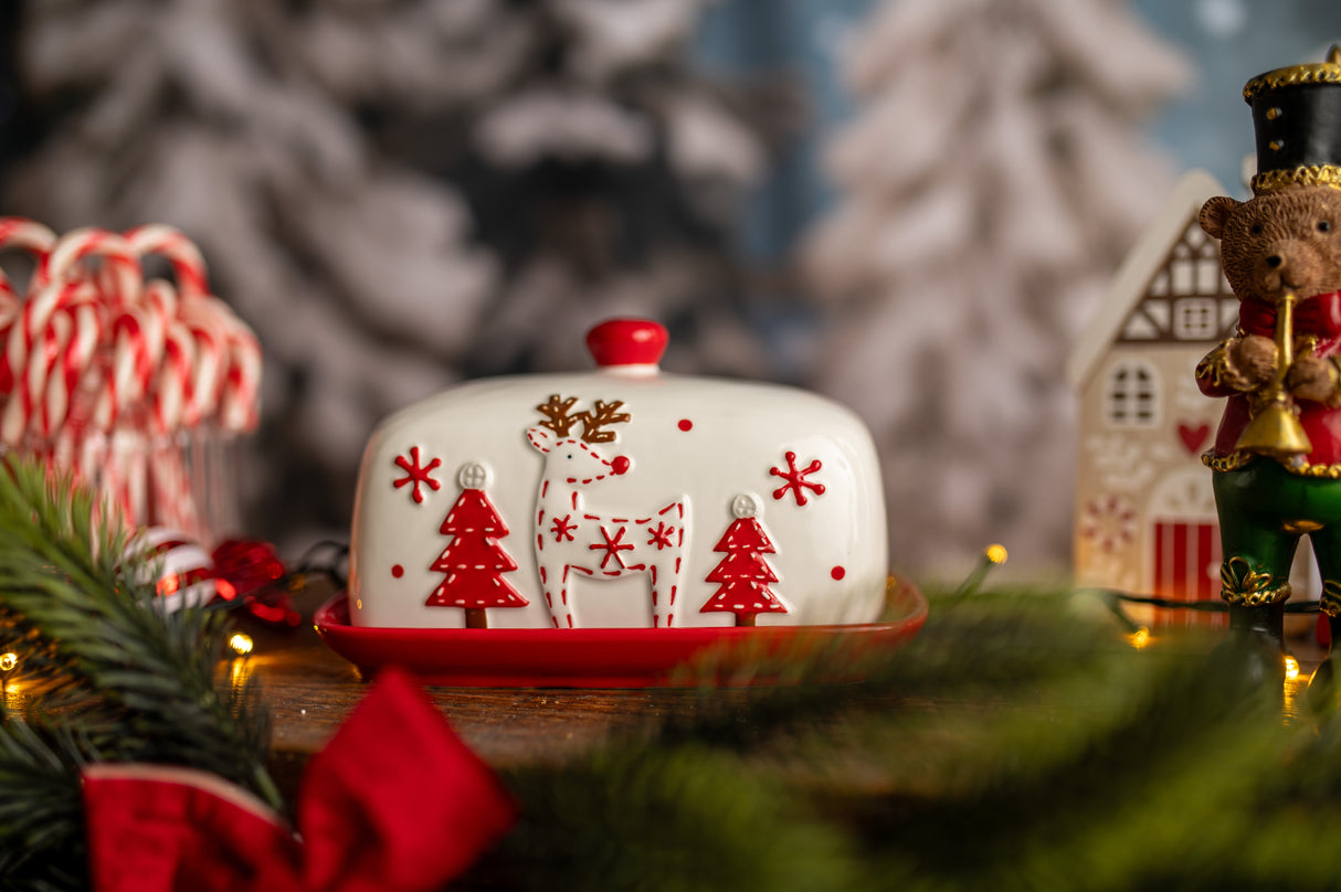 Weihnachtsbutterdose