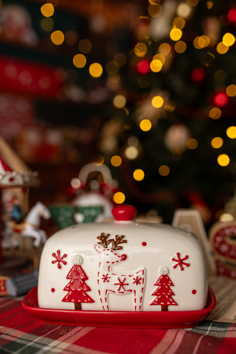 Weihnachtsbutterdose