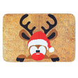 Weihnachts-Rentier-Badezimmerteppich