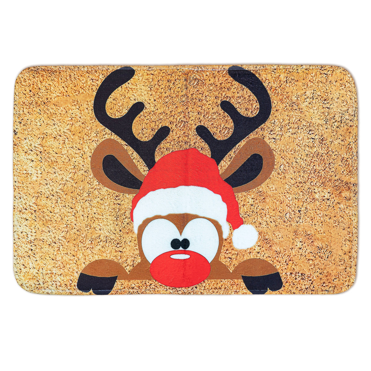 Weihnachts-Rentier-Badezimmerteppich