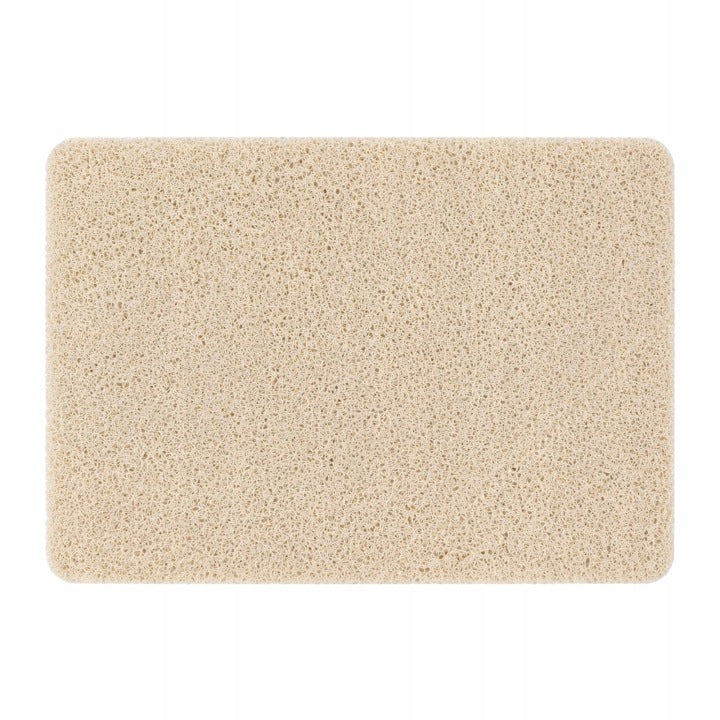 Anti-Rutsch-Badematte Beige PVC 60x40 cm