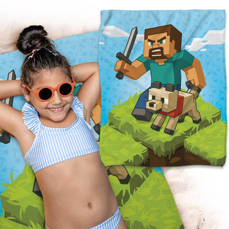 Baby Handtuch as Mikrofaser MINECRAFT