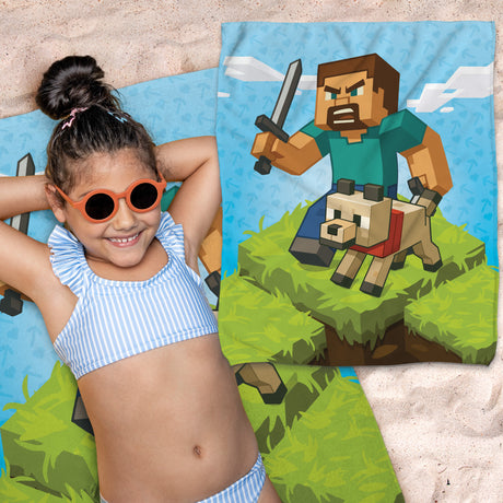 Baby Handtuch as Mikrofaser MINECRAFT