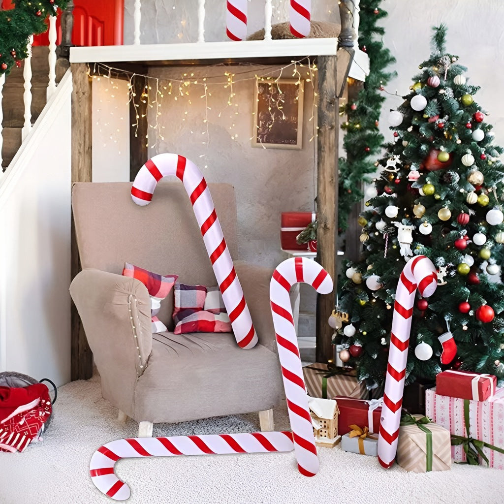 Aufblasbare Weihnachtsstöcke