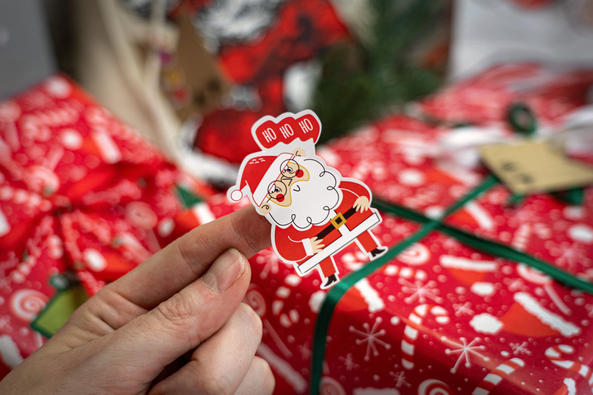 Weihnachtsdeko-Aufkleber 10er Set.