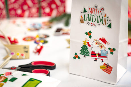 Weihnachtsdeko-Aufkleber 10er Set.