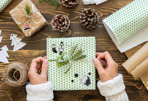 Dekorative Weihnachtsaufkleber SCHNEEMANN, 10 Stück