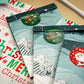 Dekorative Weihnachtsaufkleber 10 Stuck