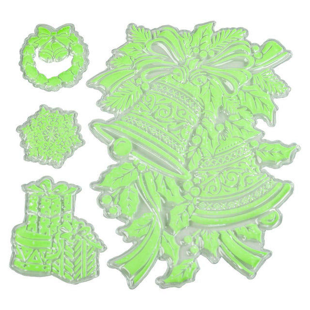 Im Dunkeln leuchtende 3D-GLOCKEN-Aufkleber