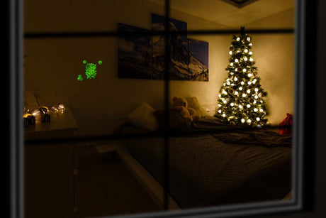 Im Dunkeln leuchtende 3D-GLOCKEN-Aufkleber