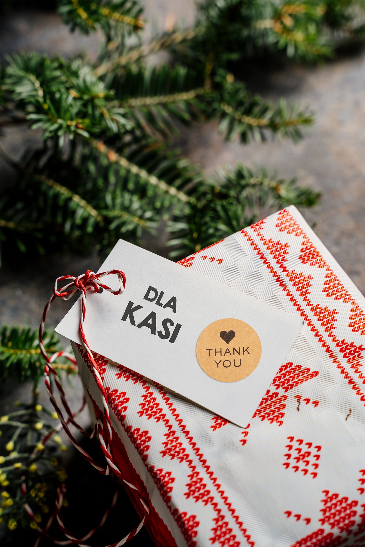 Dankeschön-Herz-Aufkleber Braun 500 Stück