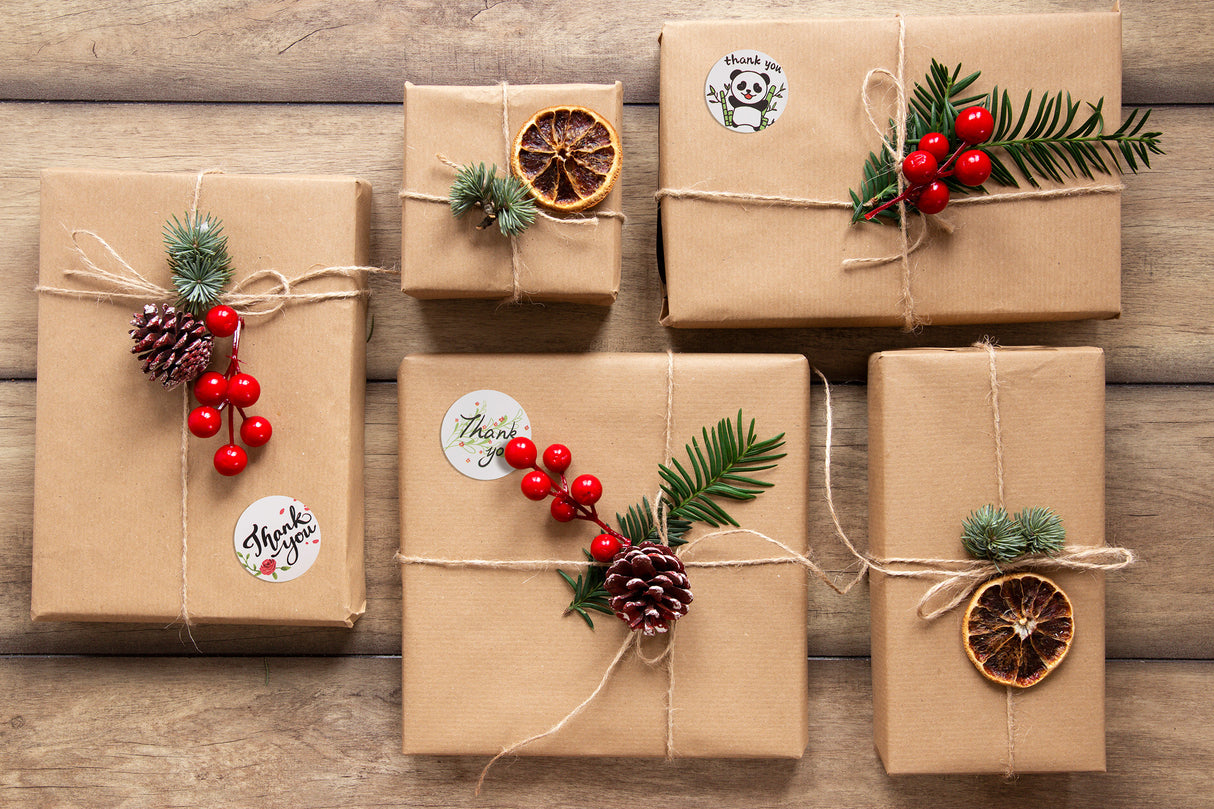 Dankeschön-Aufkleber-Mix 500 Stück