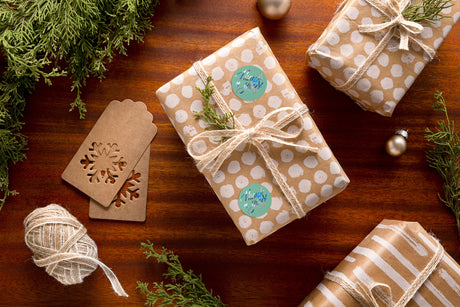 Dankeschön-Aufkleber Minze, 500 Stück.