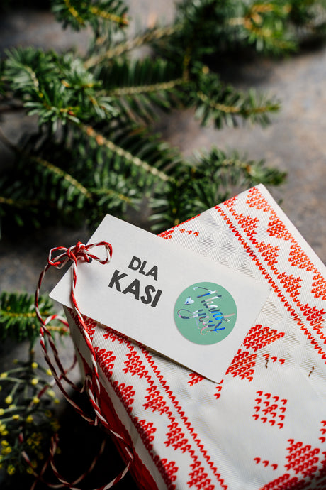 Dankeschön-Aufkleber Minze, 500 Stück.