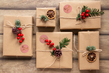 Dankeschön-Aufkleber, Rosa, 500 Stück.