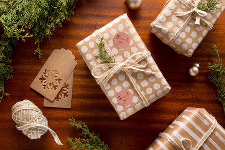 Dankeschön-Aufkleber, Rosa, 500 Stück.