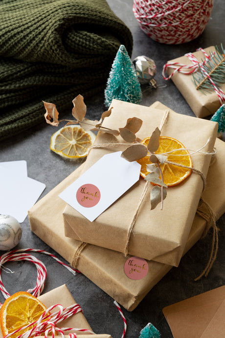 Dankeschön-Aufkleber, Rosa, 500 Stück.