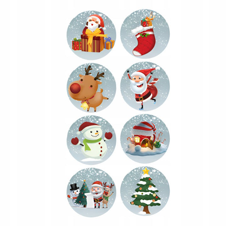 Weihnachtsaufkleberrolle