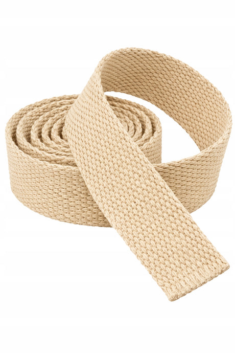 Baumwollband 30 mm Ecru
