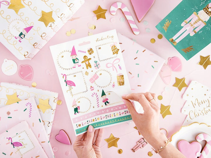 Weihnachtsdeko Sticker 26 Sticker ELFEN