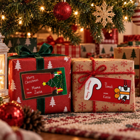 Weihnachtsaufkleber, selbstklebend 432 Stück